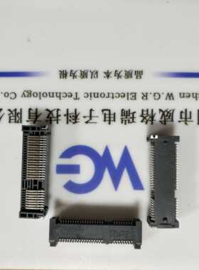Bellwether连接器，mini pcie 52PIN 8.0H高 80003-6041
