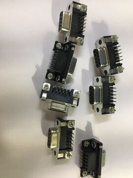 TE连接器788796-3 电脑DR9母座串口 RS232 9PIN