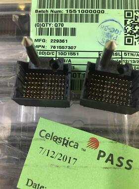 MOLEX连接器 761557307,76155-7307 Backplane HDR 72POS 1.9mm