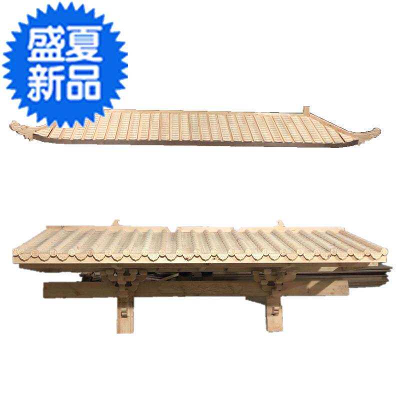 实木中式仿古屋檐复古门头木质雕花飞檐门楼凉亭长廊牌12坊东阳木