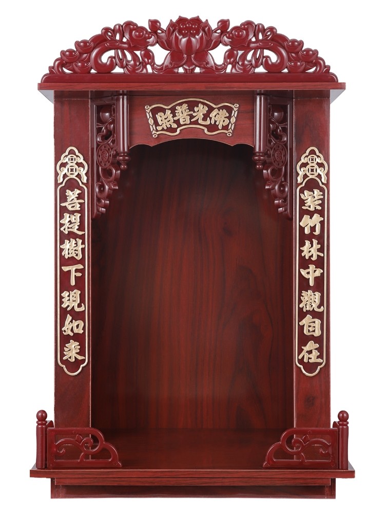 佛龛神台家用供台桌壁挂式观音菩萨财神架屋子祖先神位吊柜挂墙上_虎窝淘