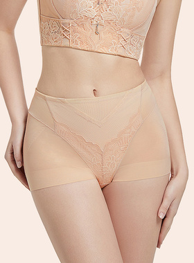 戴芝蒂高腰收腹无痕透气提臀平角内裤2024年春夏新品GA88502