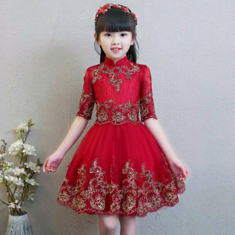 Chinese style girl birthday Evening dress Princess Dress Jubilation skirt Piano costume children Wedding dress Davidin the Women's clothing/Boutique , Wedding/Cheongsam/Formal dress , Wedding  category - from Buy2taobao.com to provide professional Taobao agent buy service
