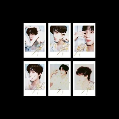 新款展轩拍立得小卡三寸卡片自制周边比心杂志封面人物远行的人