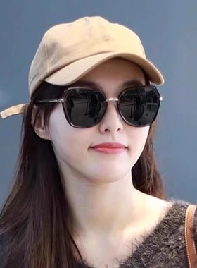 唐嫣同款墨镜高级感时尚百搭潮适合方圆脸防紫外线偏光太阳眼镜女