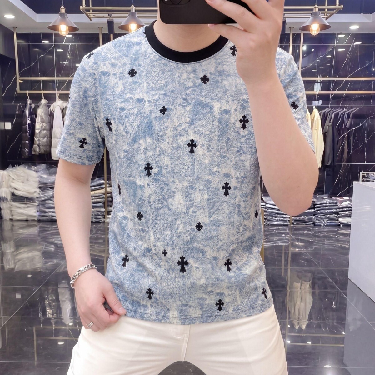 圆领重工复古高级感超好看宽松显瘦今年流行格雷系灰色针织毛衣女