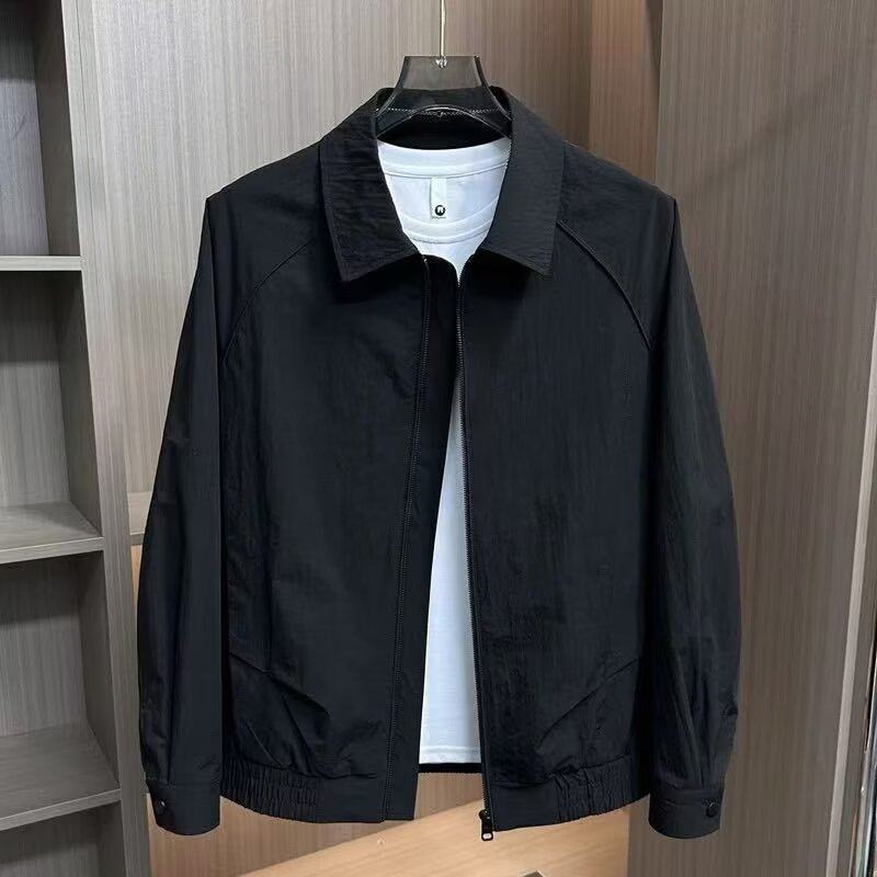 男士外套韩版设计感工装夹克短款翻领时尚百搭潮流春秋上衣宽松潮
