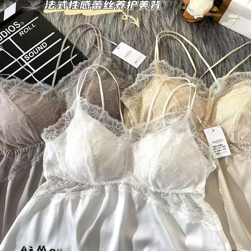 欧货大版蕾丝吊带背心薄款女上衣图片