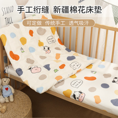 纯棉天然棉花可定做手工绗缝