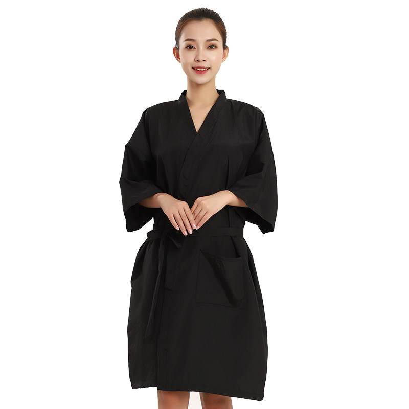 美发客袍理发店焗油顾客服和服