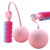 学生成人健身体育用品爆款 无绳跳绳大球两用 加粗pvc实心绳