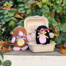 wucuclub原创〈小鼹鼠〉包挂件手作毛绒玩偶女生小众创意生日礼物