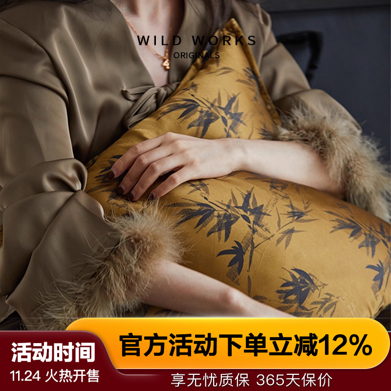 野作新中式抱枕客厅沙发靠枕简约