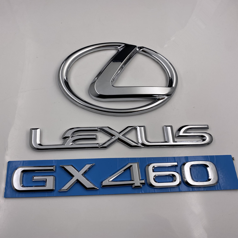 适用于雷克萨斯凌志车标GX470 GX460 LX570改装排量标车尾标车贴