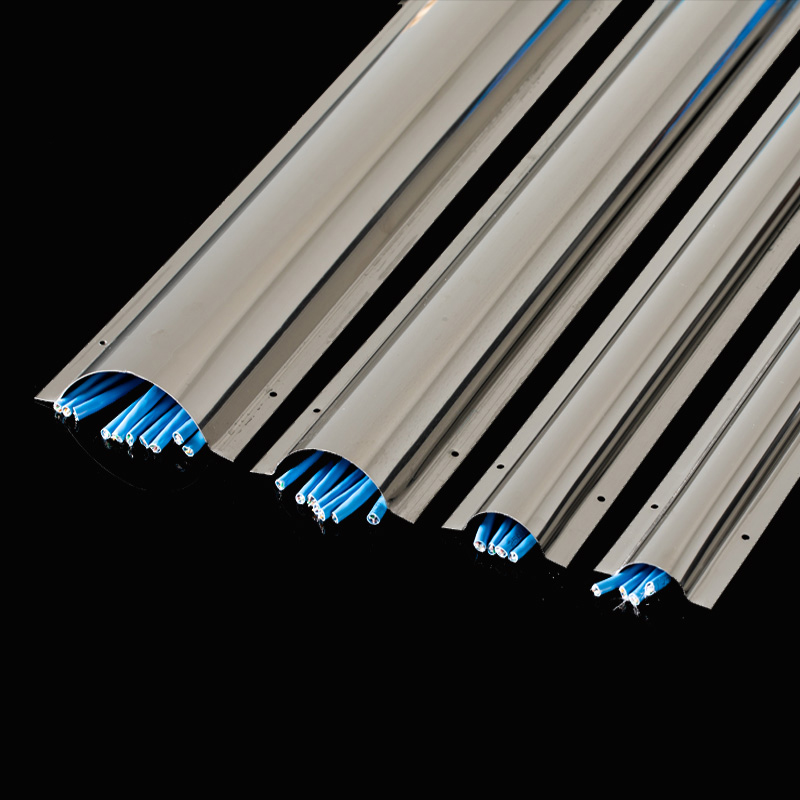 4号不锈钢压线槽地上线槽防踩明装地槽走线槽地面电线盖板底线槽