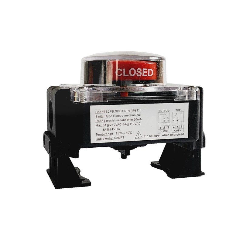 新品防腐型全塑料体限位开关盒回信器ES2PB 2SPDT  NPT1/2 IP67