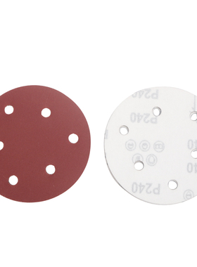 5寸电动气动打磨机抛光机圆盘砂纸干磨拉绒植绒片砂纸圆形砂片125