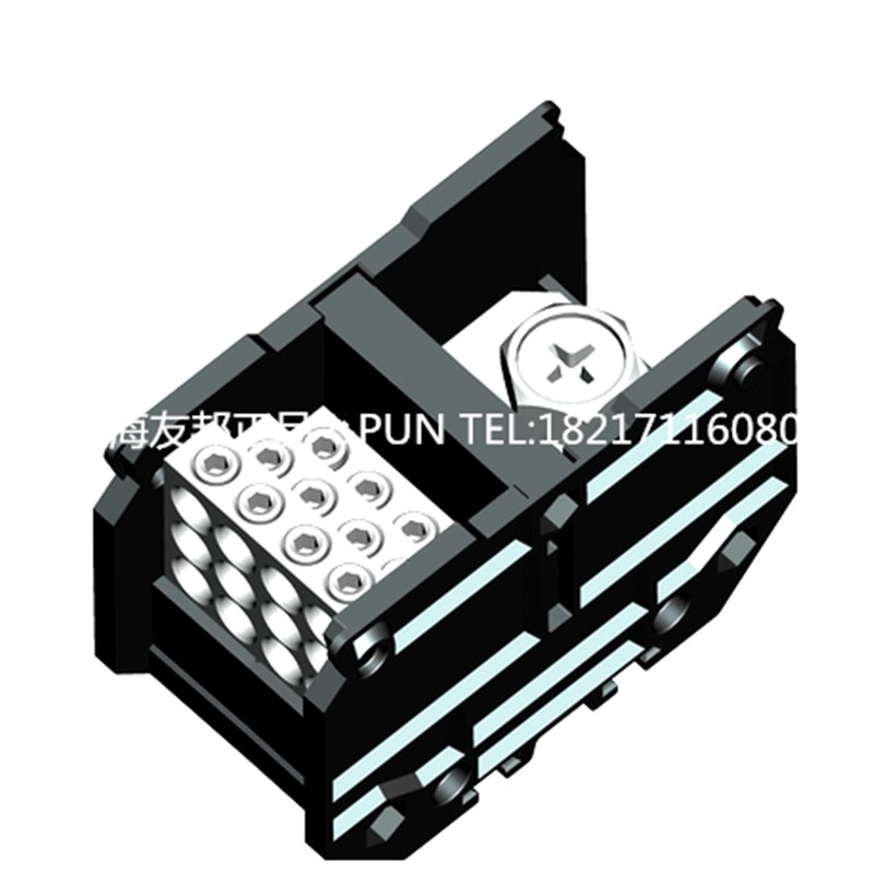 UTD-300I/1216 友邦 1进12出 大电流 分线端子排 分线器