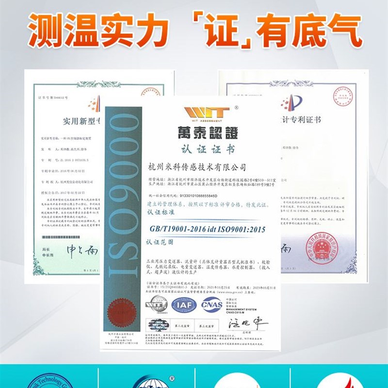 铠装一体化温度变送器数显铂热电阻Pt100插入式温度传感器4-20mA