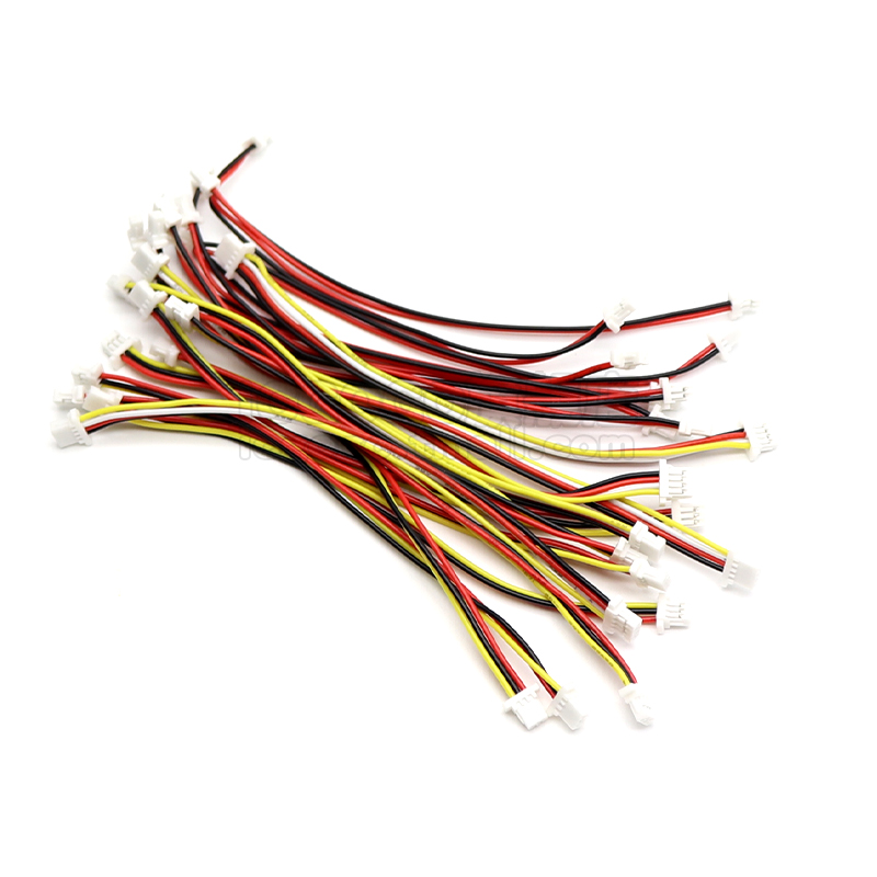 SH1.0mm端子线2P3P4P5P6P7P8-12P单头双头彩色电子连接线15/20CM