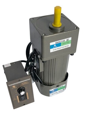 HLING华铃6W-400W齿轮减速电机380V交流调速电机220V刹车变速马达