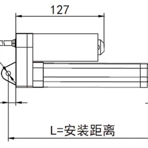 直流电动推杆 大推力电动伸缩杆 12V电缸 宇嘉电动推杆