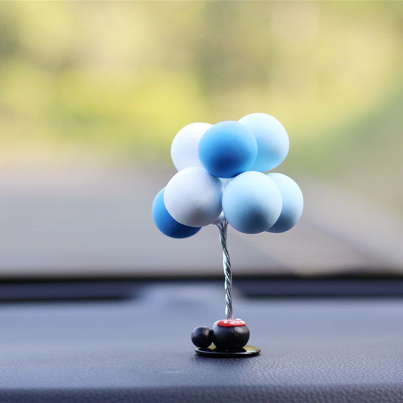 汽车饰品仪表台气球摆件