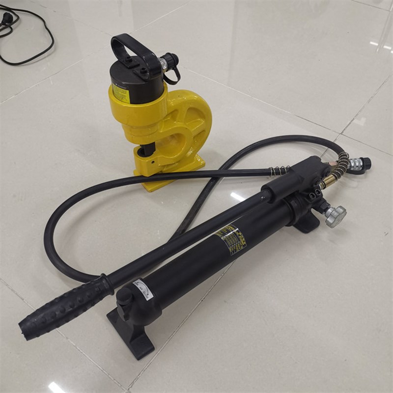 液压冲孔机角铁铜排槽钢开孔器母线加工机具CH-60/70手动打孔机器