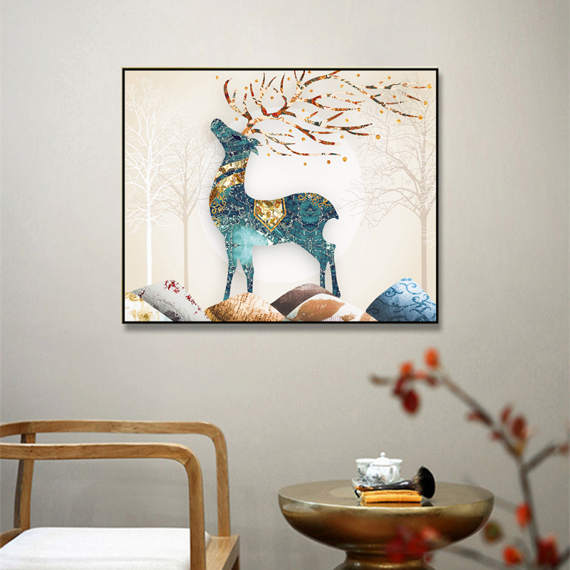 创意免打孔电箱装饰遮挡电表箱装饰画电闸多媒体箱集线变电箱盒子