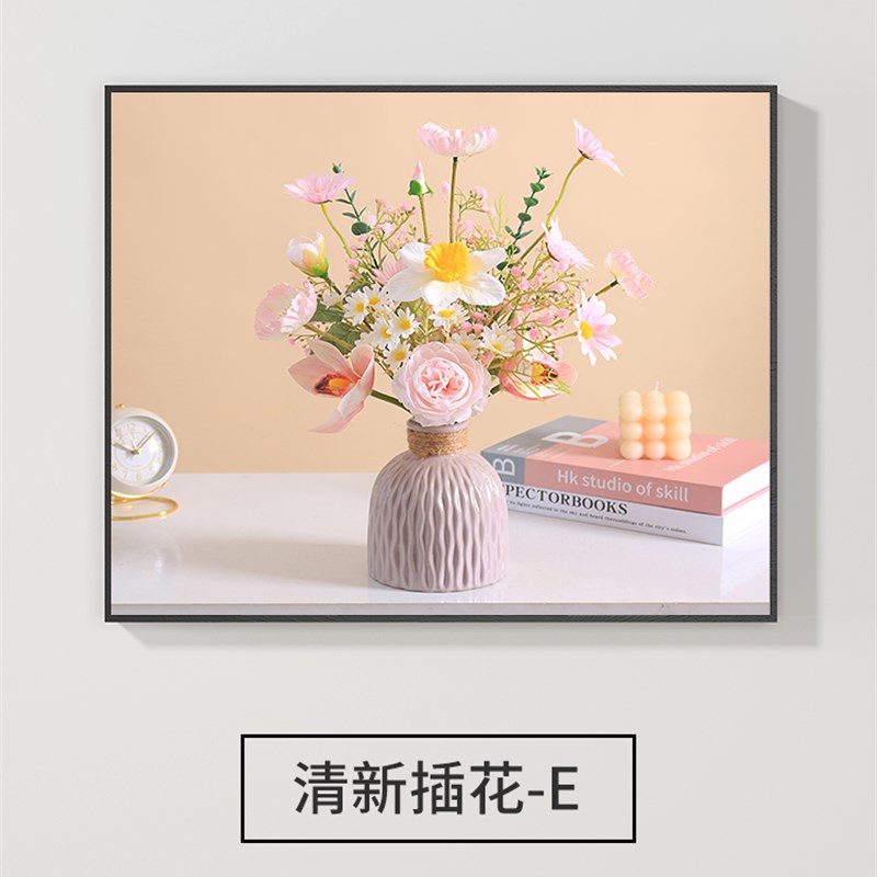 简约电表箱装饰画客厅餐厅配电箱遮挡空开箱盖板壁画电闸盒子挂画