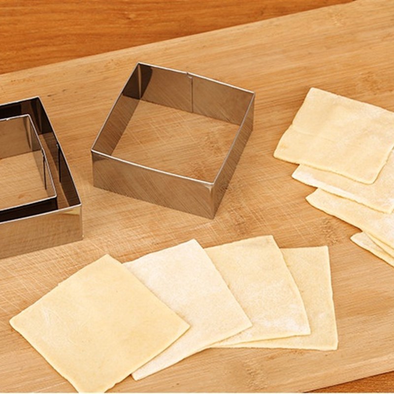 馄饨皮饺子皮模具不锈钢压皮器水饺皮切刀切皮馄饨皮模具包饺子器