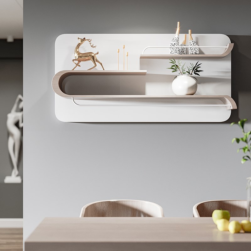 北欧现代纯实木遮挡装饰多功能电箱置物架新中式电表箱配电箱挂钩