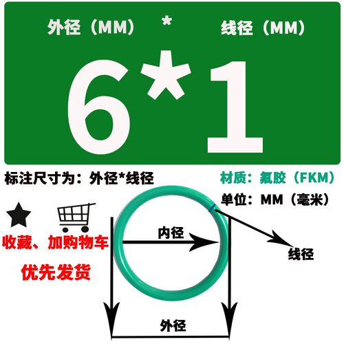 氟胶耐高温耐腐蚀抗老化丁晴硅胶耐油防水O形橡胶垫片密封圈O型圈