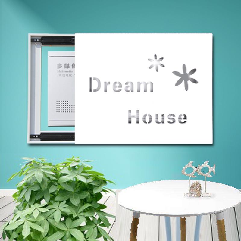 多媒体盒子电箱遮挡装饰白板电表配电箱弱电箱电闸盖板薄遮丑