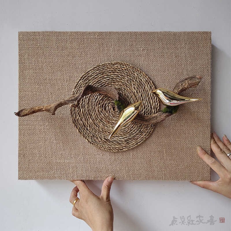 电表箱装饰画遮挡配电箱挂件客厅餐厅玄关现代简约轻奢侘寂风