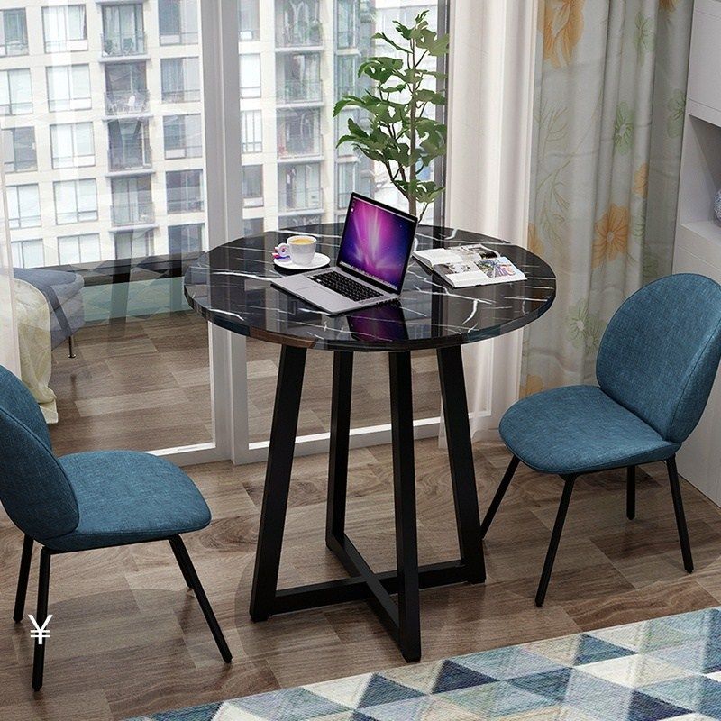 餐桌椅組合 現在簡約 洽談桌創意休閑咖啡桌北歐小戶型玻璃款餐桌在類目 住宅傢俱, 桌類, 餐桌中 - 來自Buy2taobao.com提供專業的淘寶代購服務