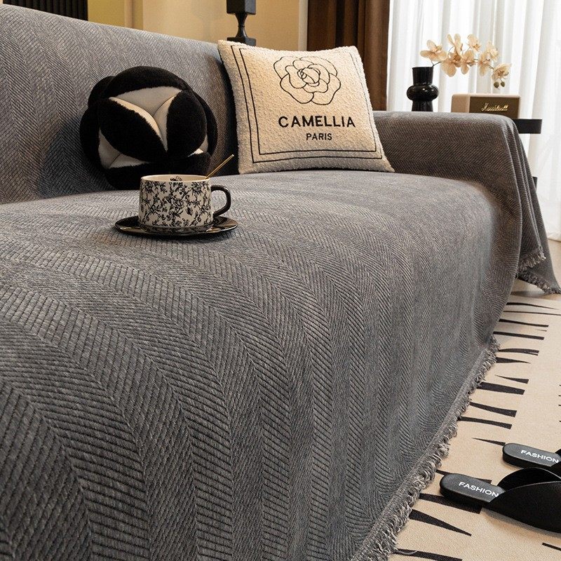 加大加宽230雪尼尔沙发盖布大尺寸全盖沙发巾全包沙发套罩可定制,居家布艺,沙发垫,淘宝优惠券,粉丝福利购,淘宝优惠卷