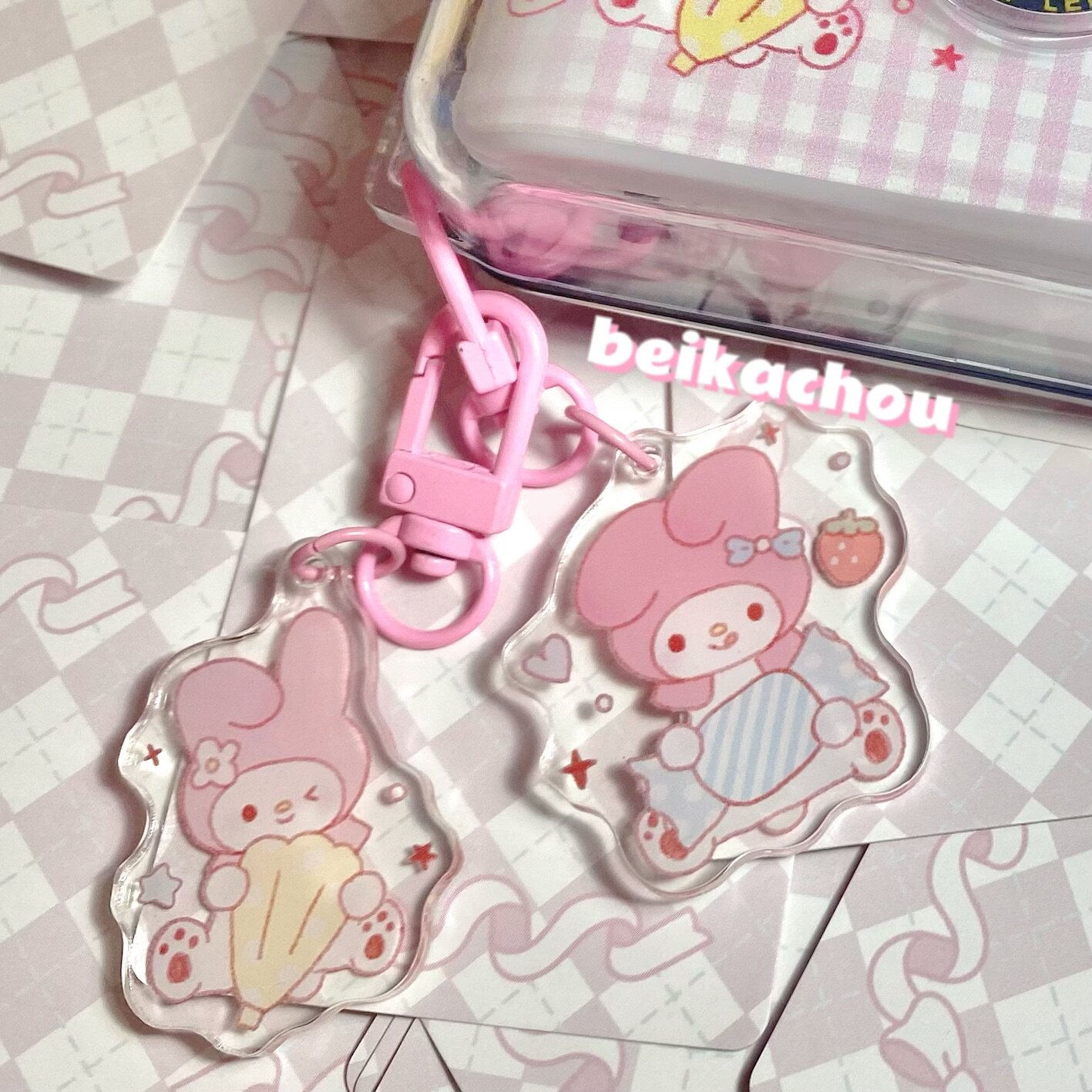 糖果色挂包相机亚克力挂件