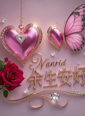 防水贴画平面爱心元素浪漫装饰画卧室房间客厅门窗墙上桌面自粘贴