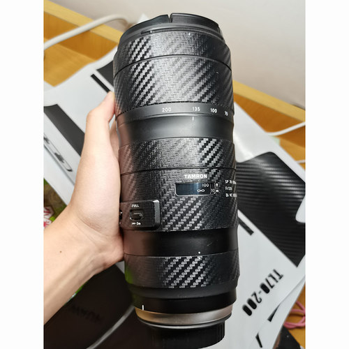 适用腾龙70-200 F2.8 G2 A025 A009镜头贴纸佳能尼康贴膜改色A001