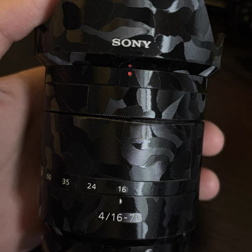 适用索尼E16-70 F4ZA镜头保护贴纸贴膜防刮改色无痕全包美容