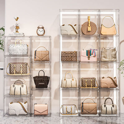 透明多功能包包收纳盒防尘