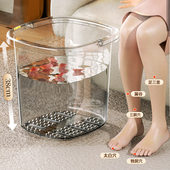 德国进口泡脚桶家用洗脚盆塑料过腿保温洗脚桶宿舍泡脚神器泡脚盆