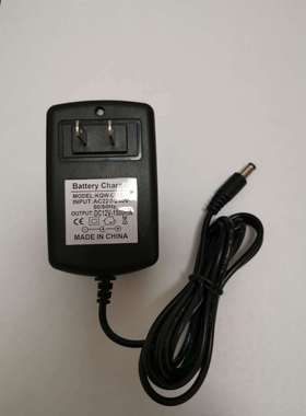 欧盟 美规 12v7AH 铅酸蓄电池充电器12v1000mA儿童玩具童车充电器