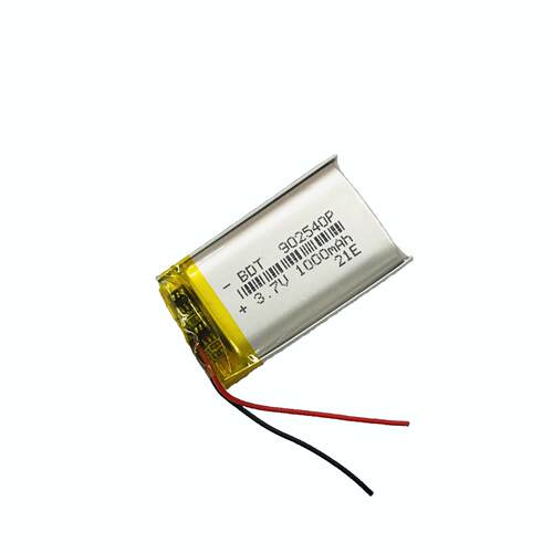 902540聚合物锂电池1000mah 3.7V 美容补水喷雾仪 VR眼镜内置电池