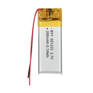 源头厂家 601235聚合物锂电池200mAh毫安3.7V不虚标A品软包电芯KC