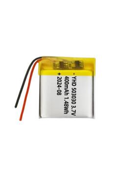 503030聚合物锂电池400mAh 车载用品LED灯点读机可充电电池3.7V