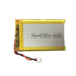 数码 温度计锂电池 相框电池 3.7V 654060聚合物锂电池2000MAh