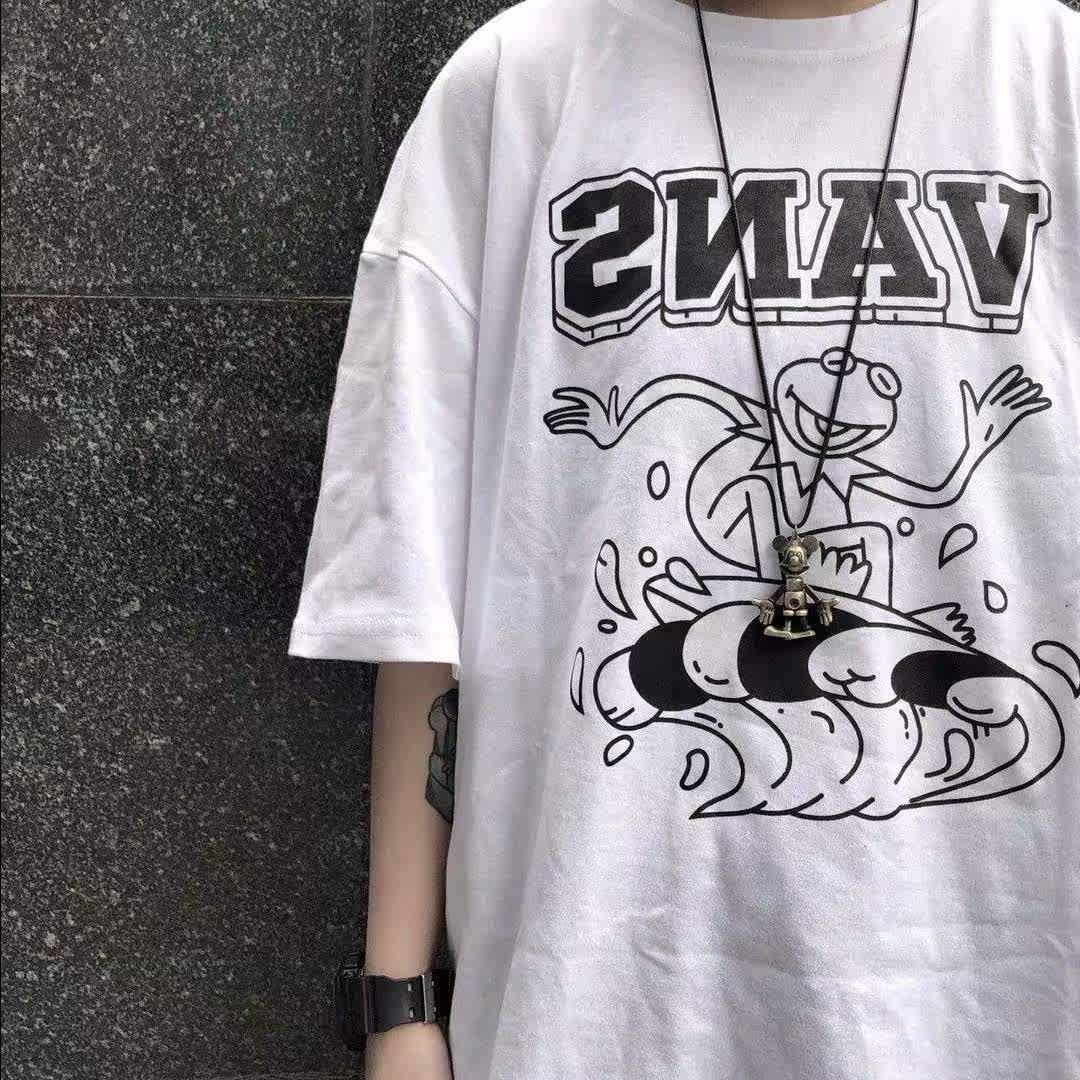 Short sleeved summer tie-dyed new pattern Jointly Frog surfing motion Easy Skate student T-shirt Lovers money men and womenin the Men's clothing, T-shirt  category - from Buy2taobao.com to provide professional Taobao agent buy service