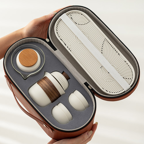 便携式旅行茶具一壶三杯